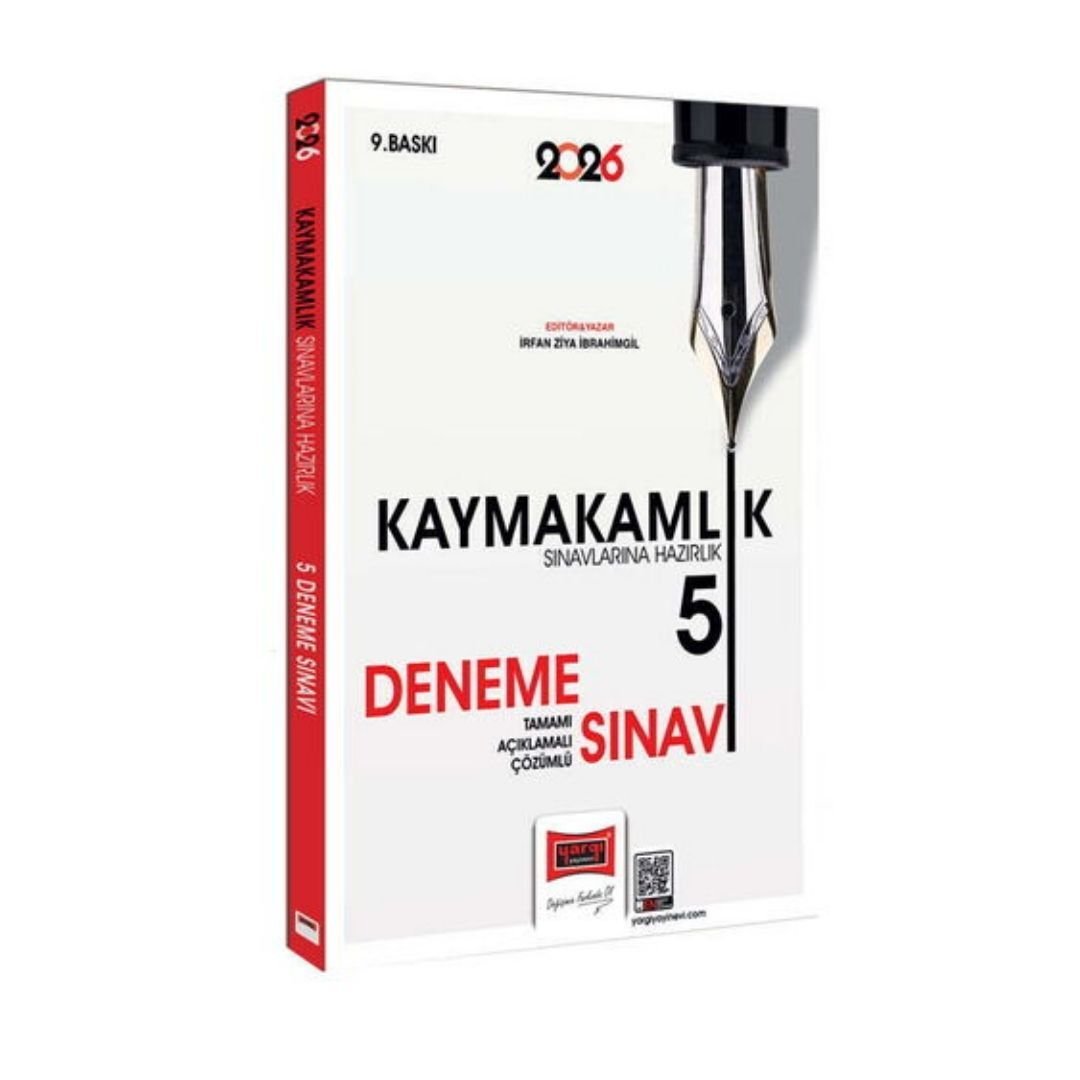 Yargı Yayınları 2026 Kaymakamlık Sınavlarına Hazırlık 5 Deneme Sınavı