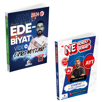 Dizgi Kitap Deniz Hoca AYT Edebiyat Kazandıran Set 2024