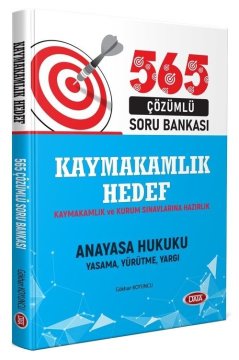 Data Hedef Kaymakamlık Anayasa Hukuku 565 Soru Bankası Çözümlü Data Yayınları