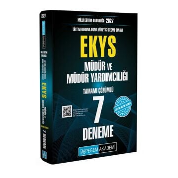 Pegem Yayınları 2027 EKYS MEB Müdür ve Müdür Yardımcılığı 7 Deneme