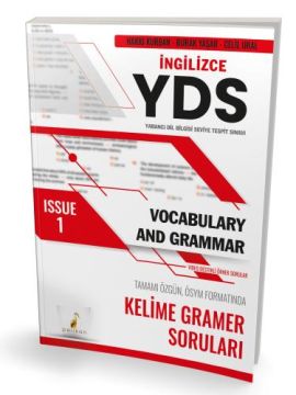Pelikan Yayınları YDS İngilizce Vocabulary and Grammar Issue 1