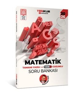 Yediiklim Yayınları 2026 MEB-AGS Ahenk Serisi Matematik Tamamı Yazılı Ve Video Çözümlü Soru Bankası Mehmet Bilge YILDIZ