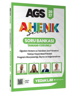Yediiklim Yayınları 2027 AGS Ahenk Serisi ÖYT Sınıf Yönetimi TYMM Program Okuryazarlığı Ölçme ve Değerlendirme Tamamı Çözümlü Soru Bankası