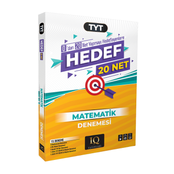 IQ Yayınları TYT Hedef 20 Net Matematik Denemeleri
