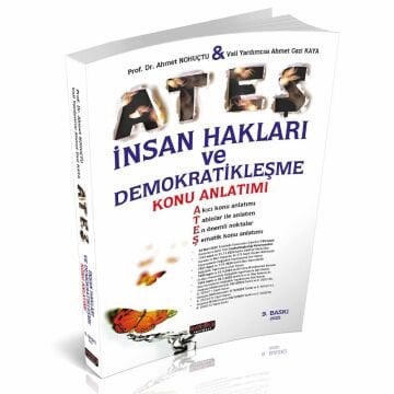 Ateş İnsan Hakları ve Demokratikleşme Konu Anlatımı Savaş Yayınları