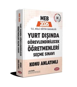 Data Yayınları 2026 MEB Yurt Dışında Görevlendirilecek Öğretmenleri Seçme Sınavı Konu Anlatımlı