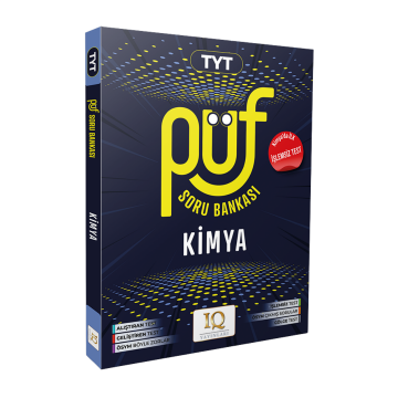 IQ Yayınları TYT PÜF Kimya Soru Bankası