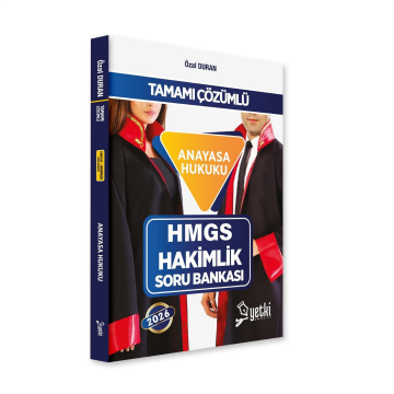 2026 Anayasa Hukuku Hmgs Ve Hakimlik Soru Bankası Yetki Yayınları