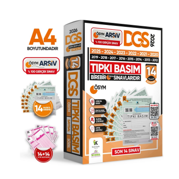 2026 DGS Çıkmış Soru Tıpkı Basım ÖSYM TAM Kitapçık SAY-SÖZ-TM 14lü Deneme D. Çözümlü Türkiye Geneli İnformal Yayınları