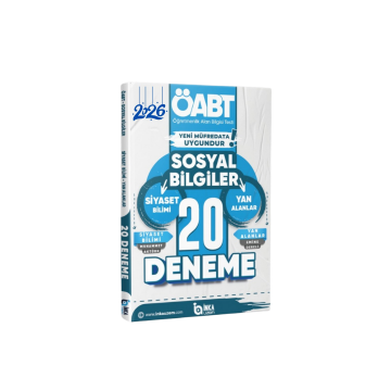 2026 Öabt Sosyal Bilgiler (Yan Alanlar & Siyaset Bilimi) 20 Deneme İnka Uzem