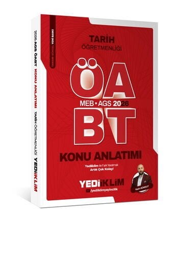2026 MEB AGS ÖABT Tarih Öğretmenliği Konu Anlatımı Yediiklim Yayınları