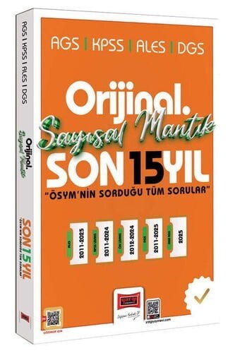 Yargı Yayınları 2026 KPSS AGS ALES DGS Orijinal Sayısal Mantık Son 15 Yıl Çıkmış Sorular