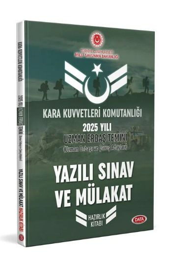Kara Kuvvetleri Komutanlığı 2024 Yılı Uzman Erbaş Temini Yazılı Sınav ve Mülakat Hazırlık Kitabı Data Yayınları
