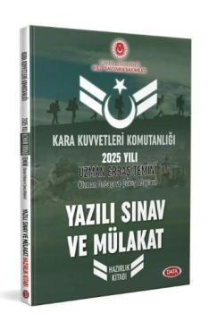 Kara Kuvvetleri Komutanlığı 2024 Yılı Uzman Erbaş Temini Yazılı Sınav ve Mülakat Hazırlık Kitabı Data Yayınları