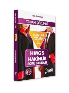 2025 Borçlar Hukuku Hmgs Ve Hakimlik Soru Bankası Yetki Yayınları