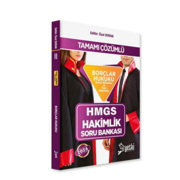 Yetki Yayınları 2026 Borçlar Hukuku Hmgs Ve Hakimlik Soru Bankası