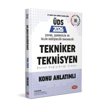 2026 Çevre Şehircilik ve İklim Değişikliği Bakanlığı Tekniker ve Teknisyen Ünvan Değişikliği Sınavı Konu Anlatımı Data Yayınları