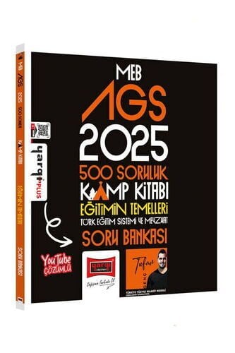 2025 MEB-AGS 500 Soruluk Kamp Kitabı Eğitimin Temelleri Soru Bankası (Tufan Genç) Yargı Yayınları