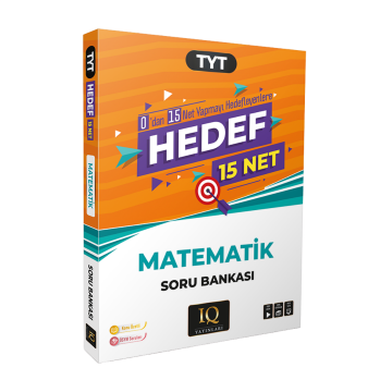 IQ Yayınları TYT Hedef 15 Net Matematik Soru Bankası