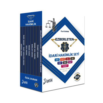Yetki Yayınları 2026 İdari Hakimlik Ezberleten Seti