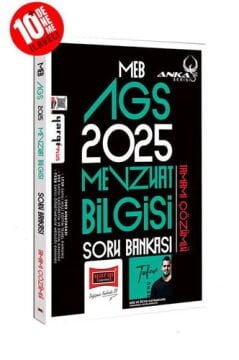 2025 MEB-AGS Anka Serisi Mevzuat Bilgisi Tamamı Çözümlü Soru Bankası (10 Deneme İlaveli) Yargı Yayınları