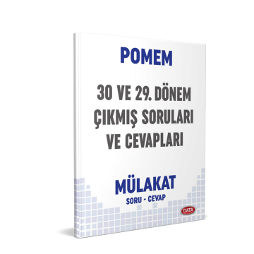 POMEM 29-30. Dönem Mülakat Çıkmış Sorular ve Cevapları Data Yayınları