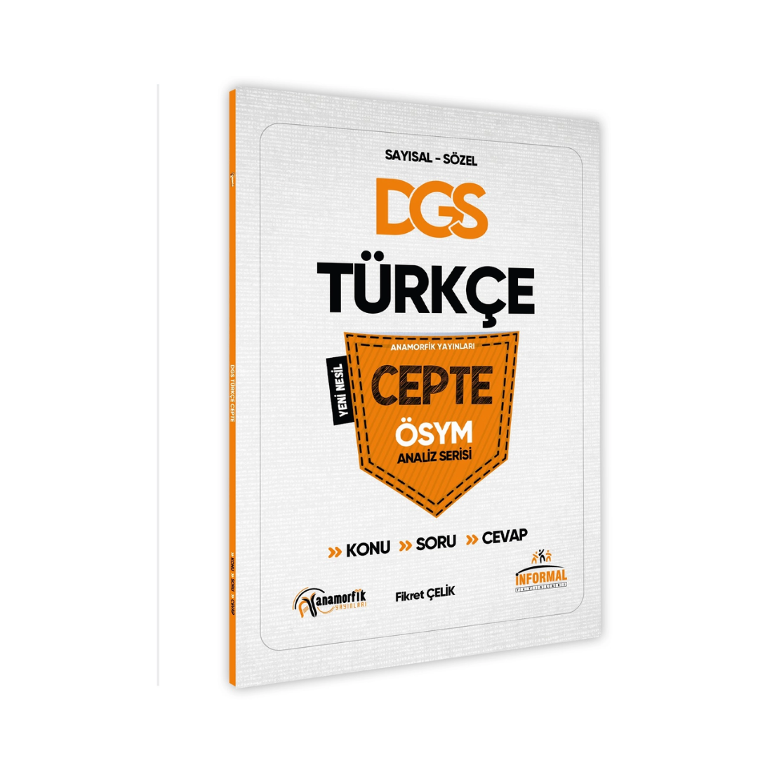2025 DGS Türkçe Cepte Konu-Soru-Konu-Cevap ÖSYM Analiz Serisi İnformal Yayınları