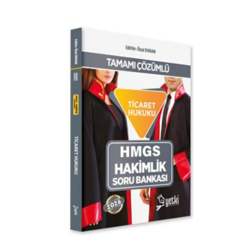 2026 Ticaret Hukuku Hmgs Ve Hakimlik Soru Bankası Yetki Yayınları