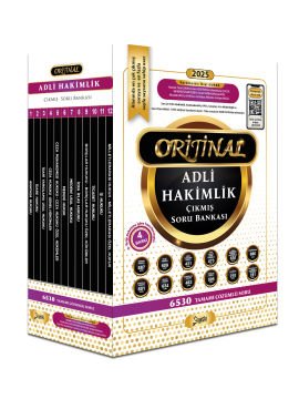 2025 Orijinal Adli Hakimlik Çıkmış Soru Bankası Seti Yetki Yayınları