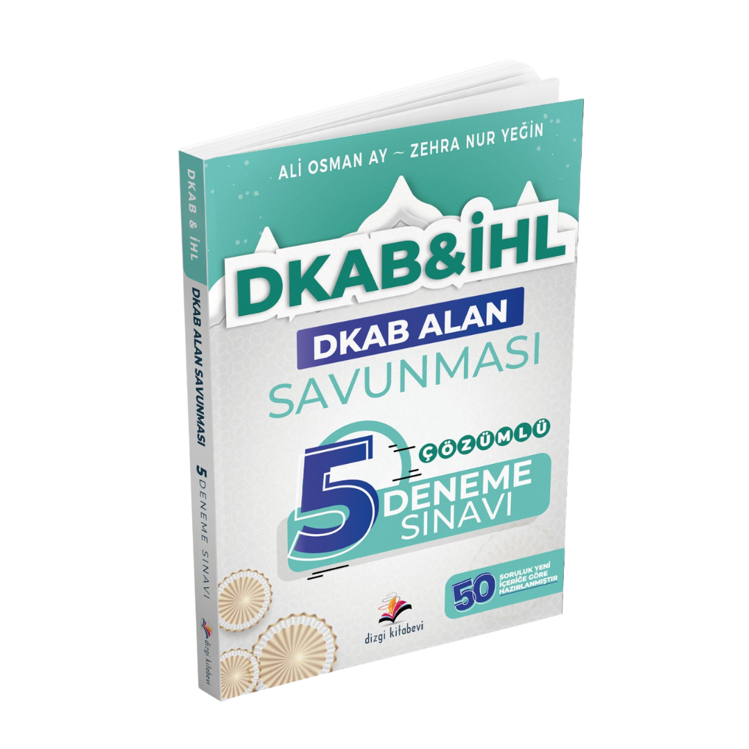 Dizgi Kitap 2025 DKAB İHL DKAB Alan Savunması Tamamı Çözümlü 5 Deneme Sınavı