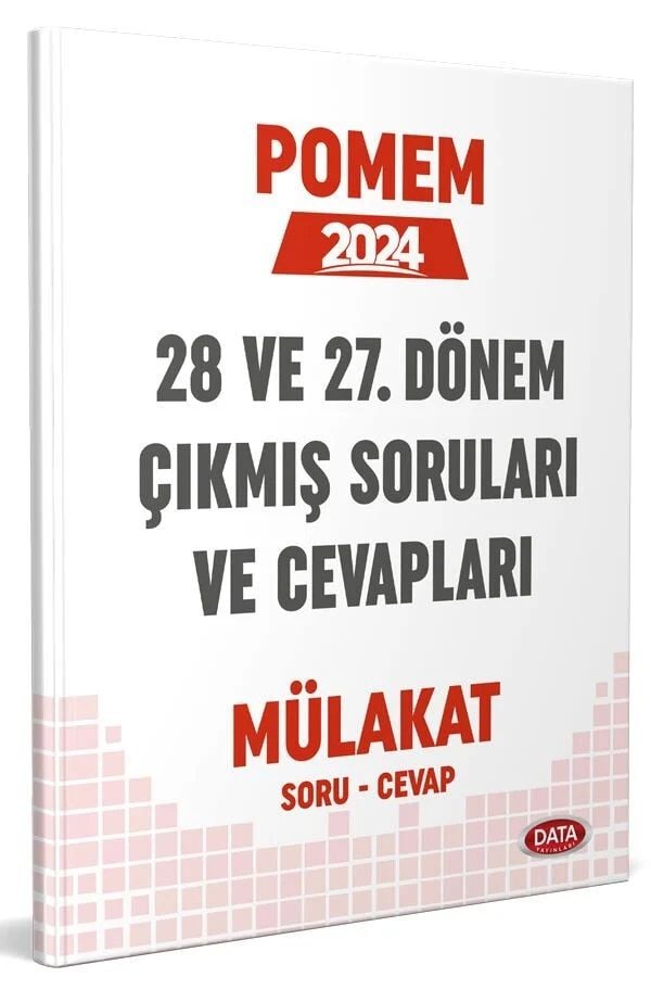 POMEM 27-28. Dönem Mülakat Çıkmış Sorular ve Cevapları Data Yayınları