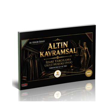 Savaş Yayınları HUKAL Altın Kavramsal İdari Yargılama Hukuku