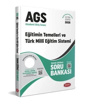 Ags Ultra Serisi Eğitimin Temelleri - Türk Milli Eğitim Sistemi Tamamı Çözümlü Soru Bankası Data Yayınları