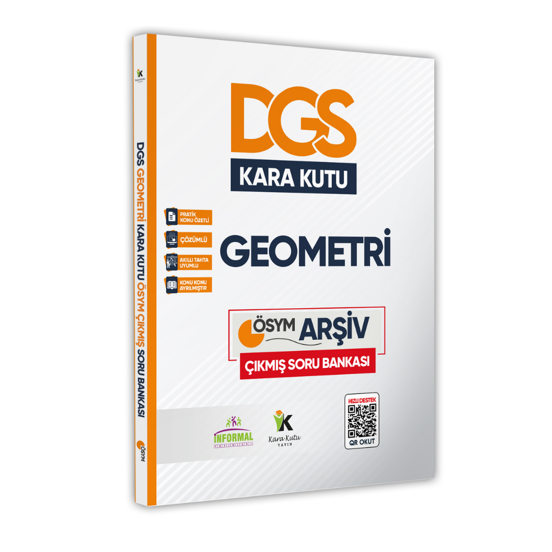DGS Geometrinin Kara Kutusu Konu Özetli Dijital Çözümlü ÖSYM Çıkmış Soru Havuzu Bankası İnformal Yayınları