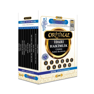 2026 Orijinal İdari Hakimlik Çıkmış Soru Bankası Seti Yetki Yayınları