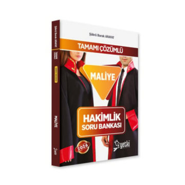 2026 Hakimlik Maliye Soru Bankası Şükrü Burak Arafat Yetki Yayınları