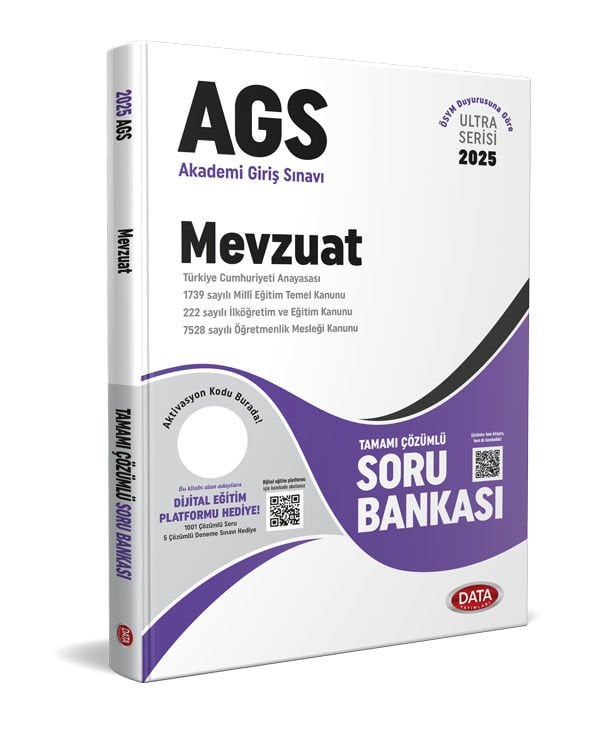 Ags Ultra Serisi Mevzuat Tamamı Çözümlü Soru Bankası Data Yayınları