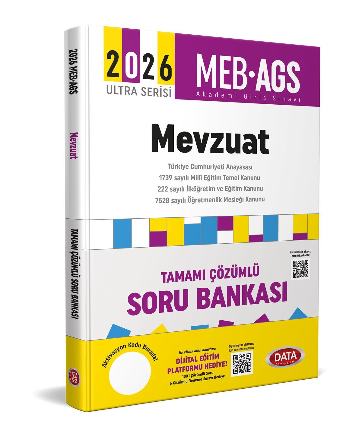 2026 AGS Ultra Serisi Mevzuat Tamamı Çözümlü Soru Bankası Data Yayınları