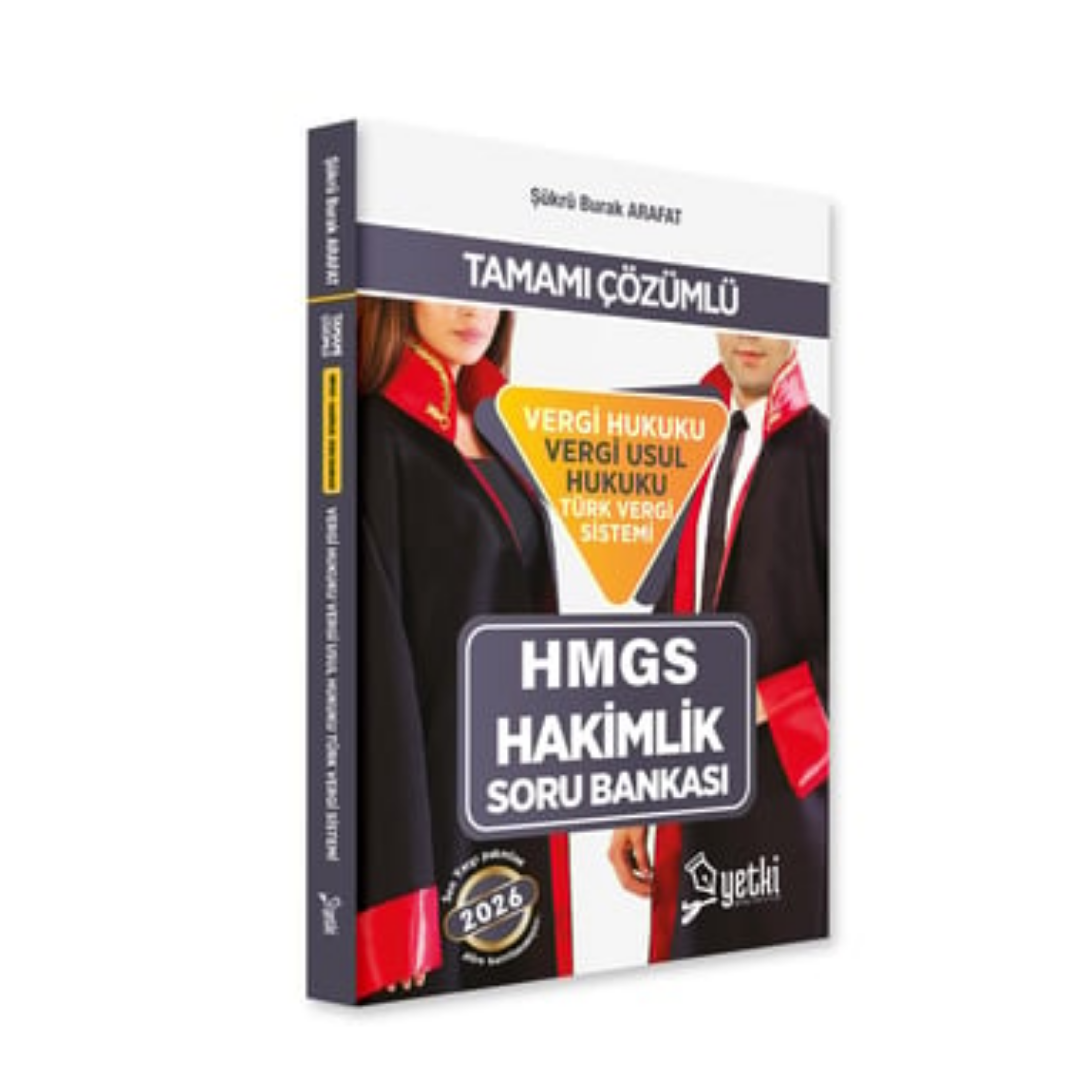 2026 Vergi Hukuku Vergi Usul Hukuku Ve Türk Vergi Sistemi Hmgs Ve Hakimlik Soru Bankası Yetki Yayınları
