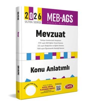 Data Yayınları 2026 AGS Ultra Serisi Mevzuat Konu Anlatımlı