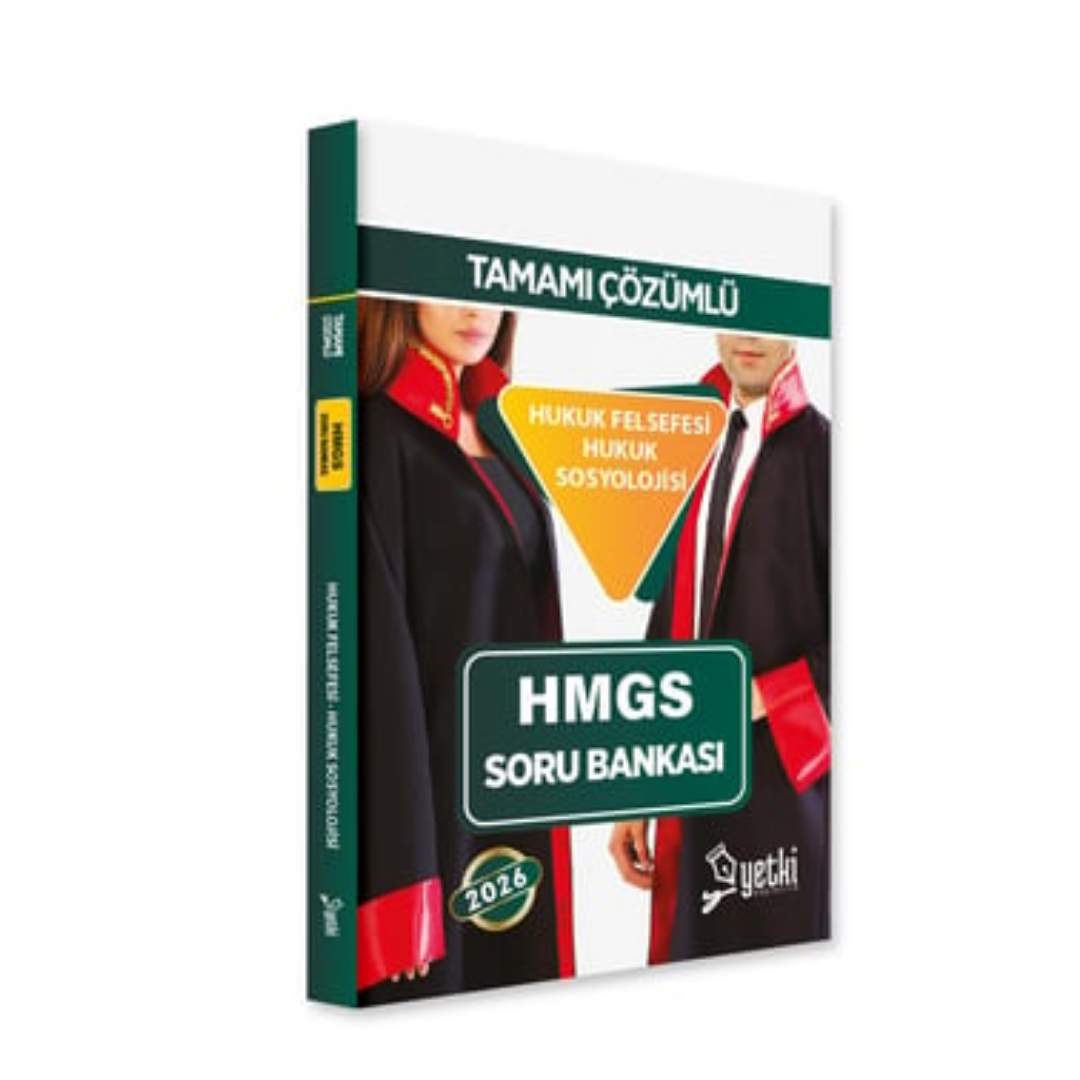 Yetki Yayınları 2026 Hmgs Hukuk Felsefesi Ve Hukuk Sosyolojisi Soru Bankası