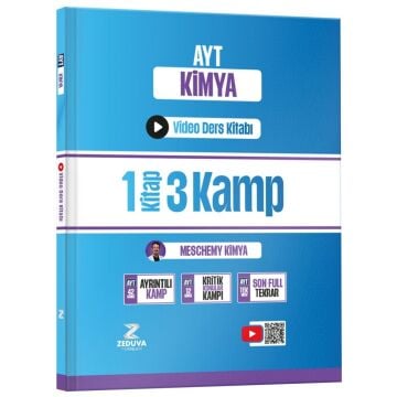 Meschemy Kimya AYT Kimya 1 Kitap 3 Kamp Video Ders Kitabı Zeduva Yayınları