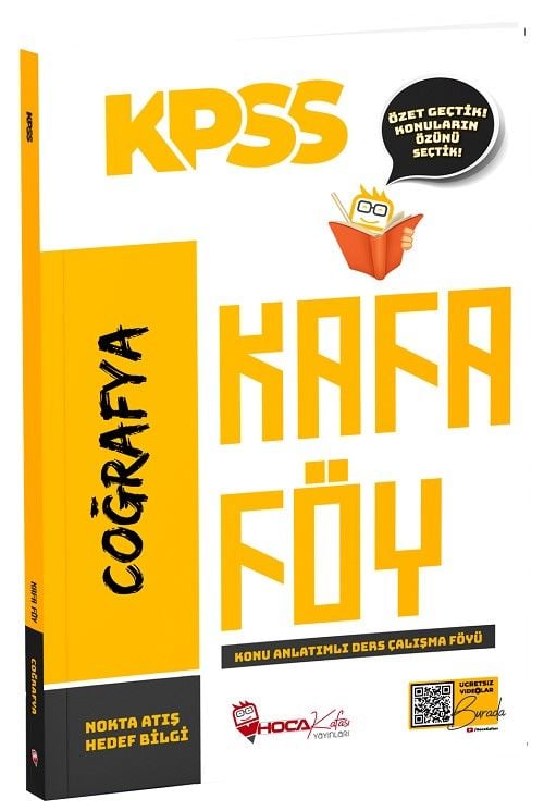 KPSS Coğrafya Konu Anlatımlı Kafa Föy Hoca Kafası Yayınları
