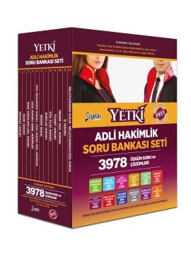 2025 Adli Hakimlik Soru Bankası Seti Yetki Yayınları