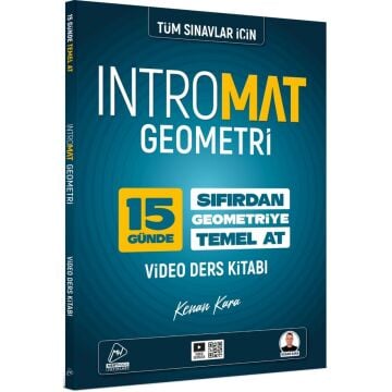 15 Günde İntroMat Geometri Video Ders Kitabı Kenan Kara Mert Hoca Yayınları (İADESİZ)