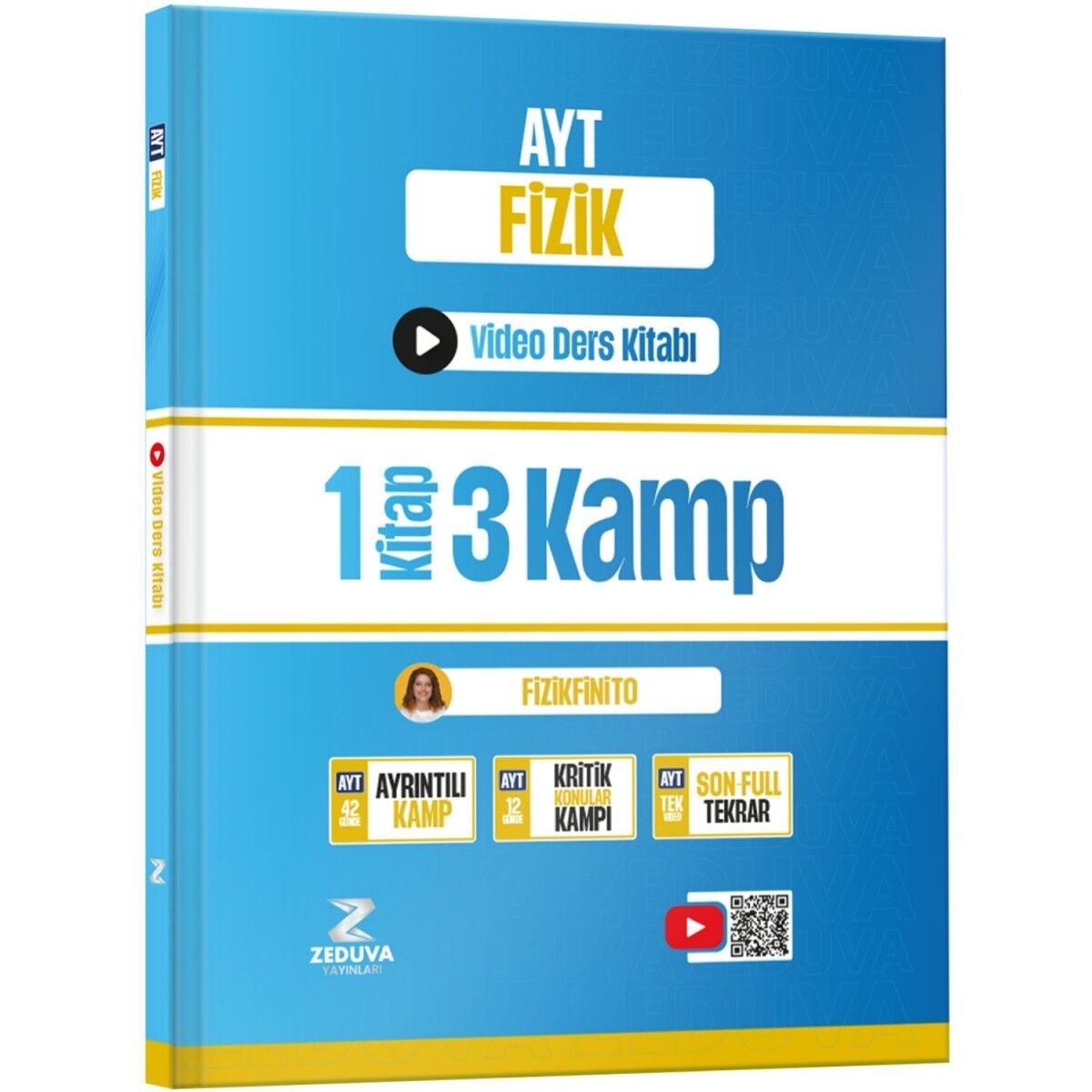 Zeduva Yayınları Fizikfinito AYT Fizik 1 Kitap 3 Kamp Video Ders Kitabı