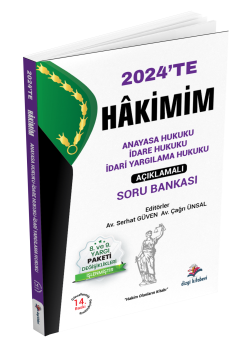 Dizgi Kitap Hakimim Adli Hakimlik Çözümlü Soru Bankası Seti 2024 14.Baskı