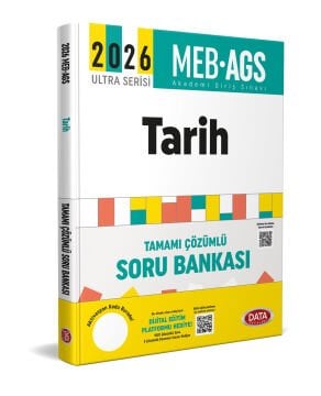 Data Yayınları 2026 AGS Ultra Serisi Tarih Soru Bankası  Karekod Çözümlü