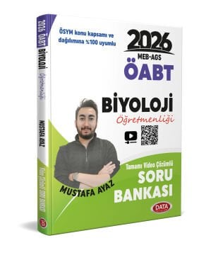 MEB - AGS ÖABT Biyoloji Öğretmenliği Tamamı Video Çözümlü Soru Bankası Data Yayınları