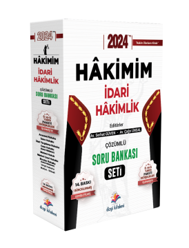 Dizgi Kitap Hakimim İdari Hakimlik Çözümlü Soru Bankası Seti 2024 14.Baskı